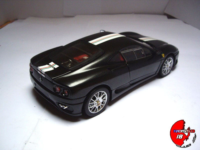 Ferrari 360 Modena coupe cs black 1/18 Hot Wheels